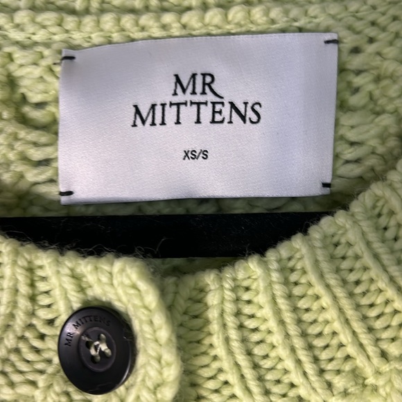 Mr.Mittens wool sweater cardigan size XS / S - Picture 7 of 9